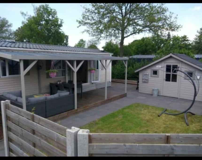 Chalet Te Huur Op *****Camping Terspegelt 4 Personen إيرسل المظهر الخارجي الصورة